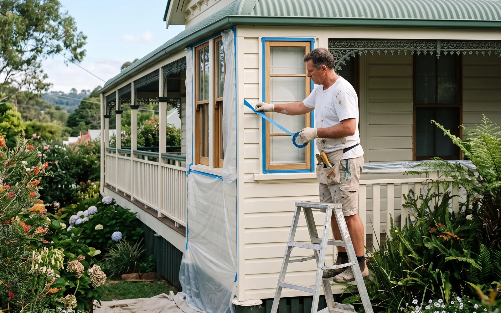 House Painting Toowoomba preparation and painted property